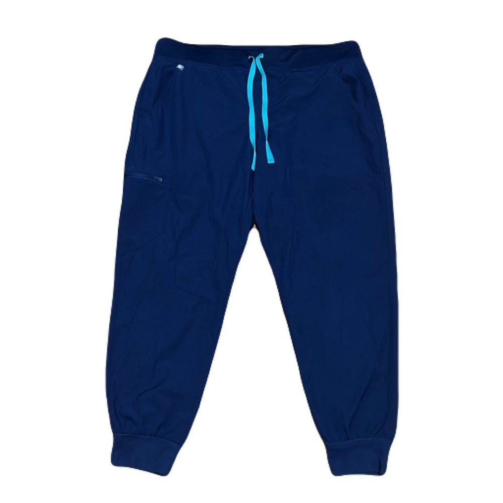 Figs Fion Zamora Jogger Scrub Pants in Navy Blue, size XL Petite